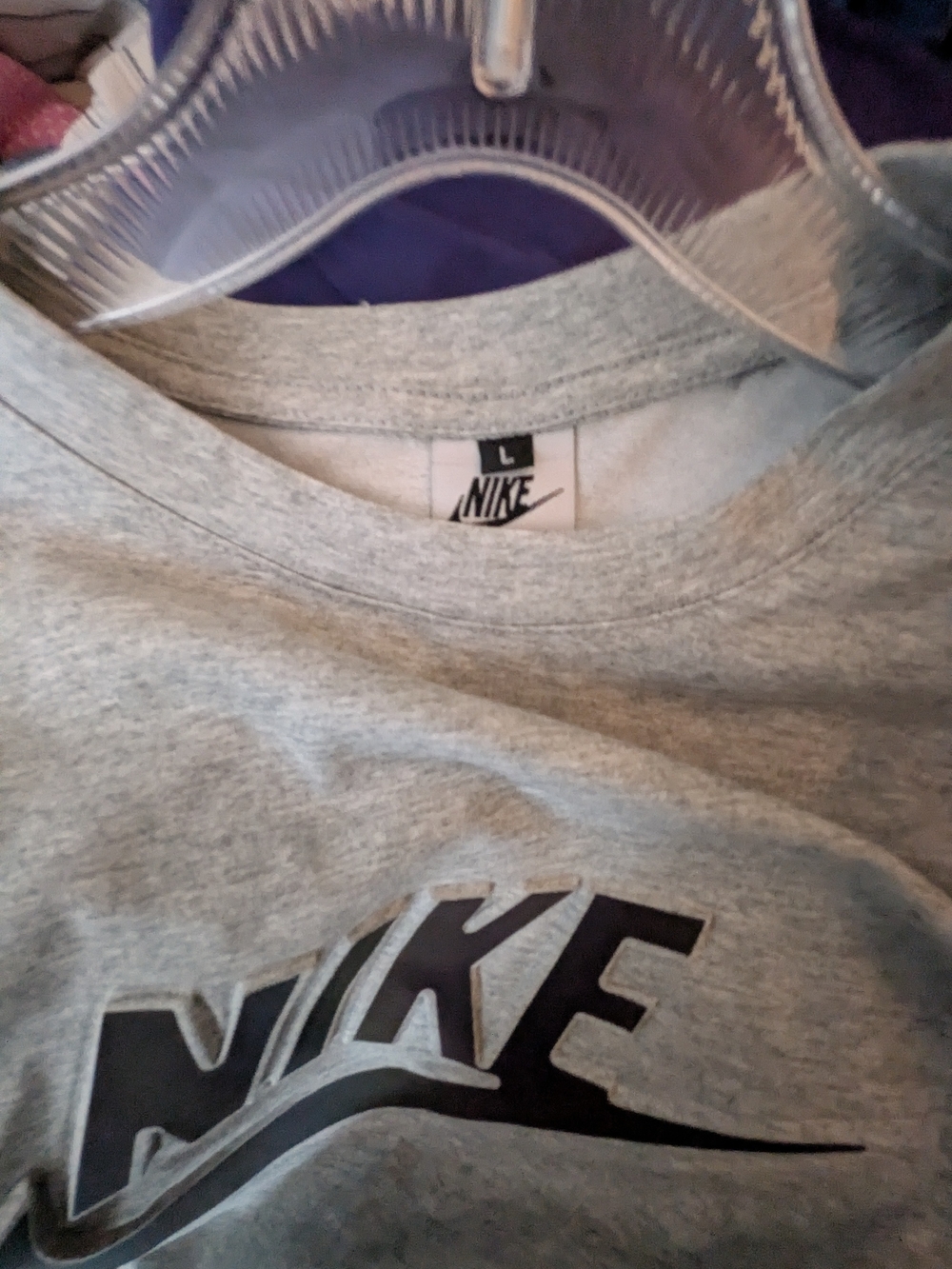 Nike Gray Logo T-Shirt